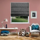 Malta Charcoal Roman Blind