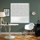 Willow Blackout Birch White Electric Roller Blind