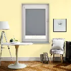Unicolour Fr Charcoal Grey Perfect Fit Roller Blind