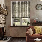 Pemba Voile Fawn Roman Blind