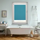 Unicolour Fr Escape Teal Perfect Fit Roller Blind