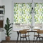 Tropical Leaves Moss Roller Blind