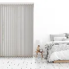 Genesis Plain Luxe Mid Grey 89mm Vertical Blind