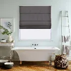 Santiago Cotton Steel Grey Roman Blind