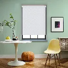 Sahara Pvc Blackout White Electric Roller Blind