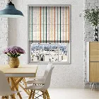Twill Stripe Linen Mediterranean Roman Blind