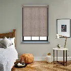 Treviso Monsoon Taupe Brown Electric Roller Blind
