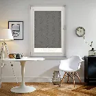 Treviso Graphite Grey Perfect Fit Roller Blind
