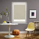 Unishade Blackout Fr Beige Perfect Fit Roller Blind