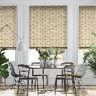 Bingham Basket Beige Roman Blind