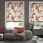 Hadley Linen Vintage Papaya Roman Blind